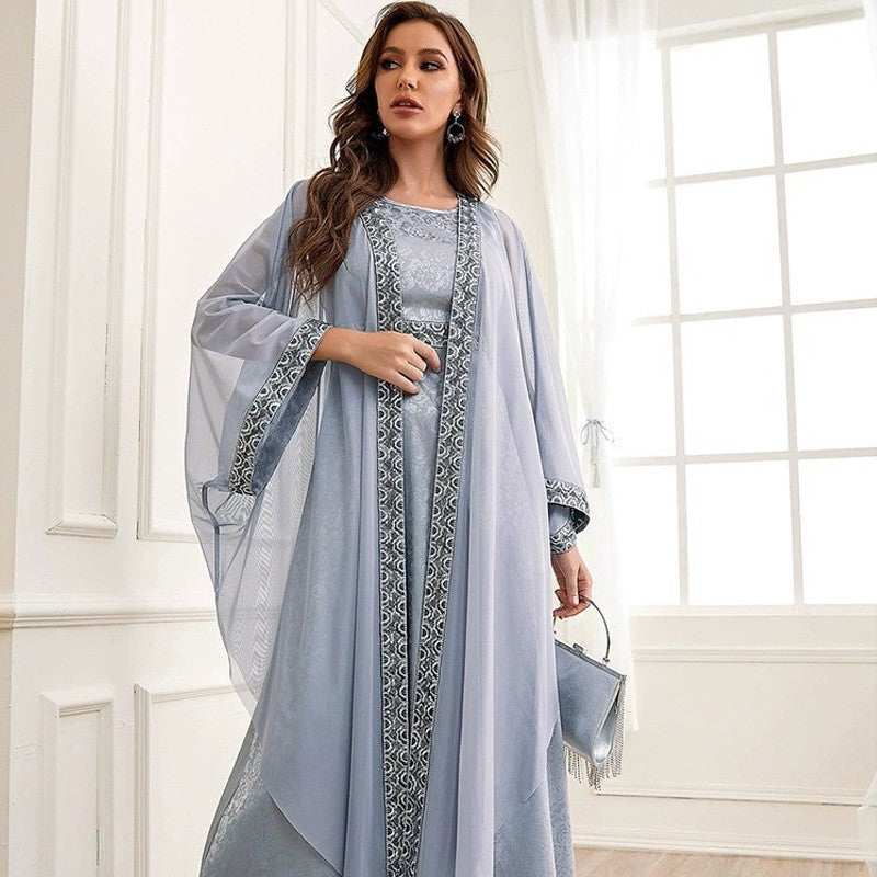 Elzara Embroidered Grace Dress