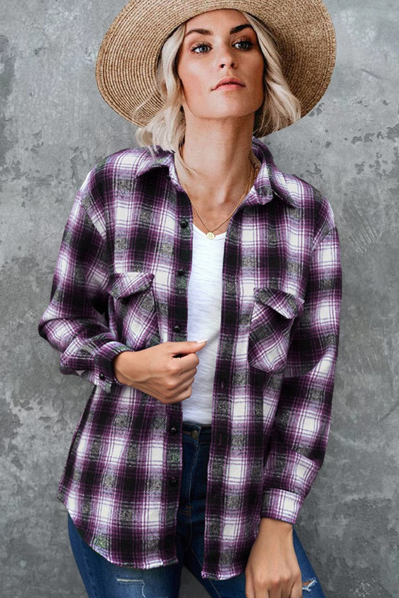Iverelle Classic Plaid Overshirt