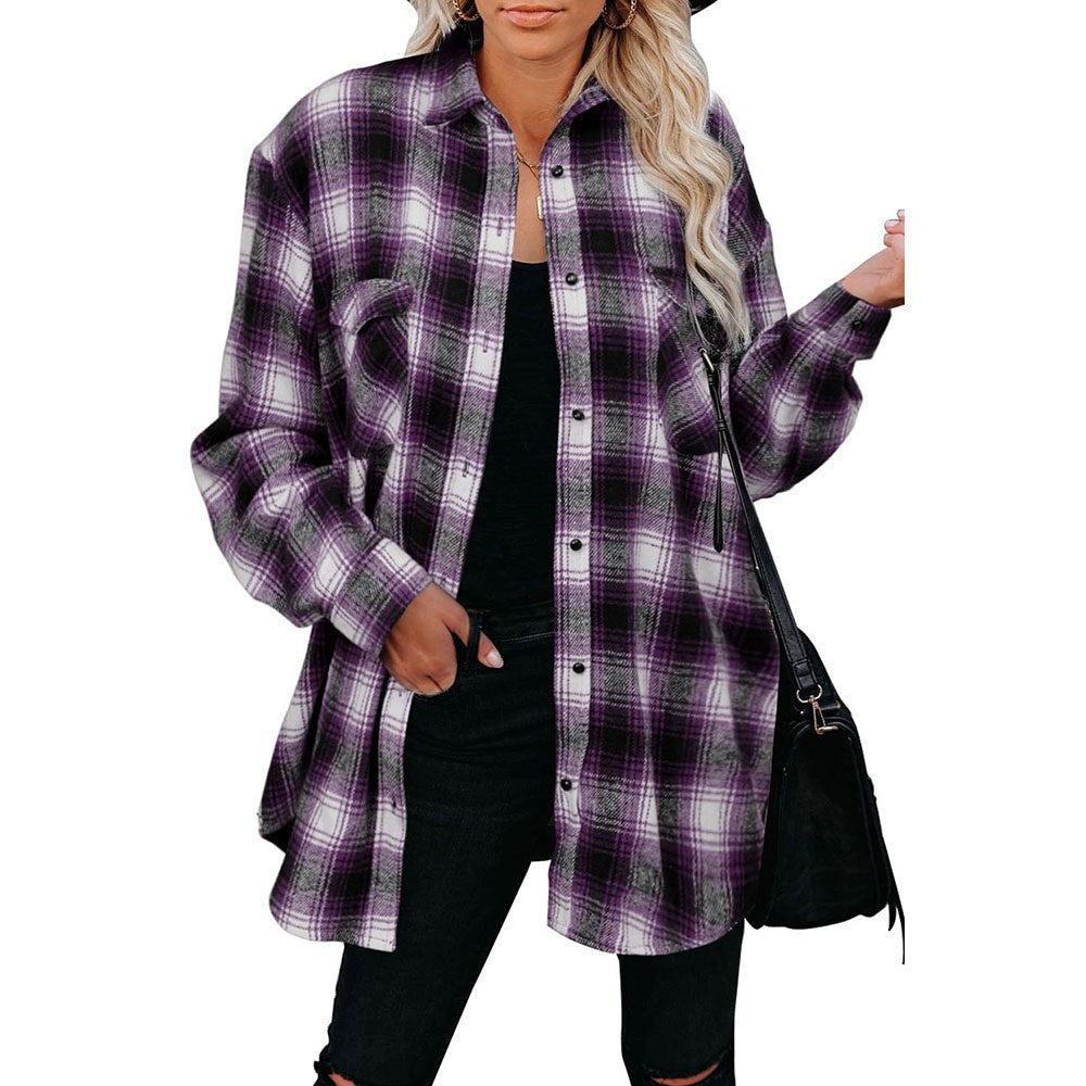 Iverelle Classic Plaid Overshirt