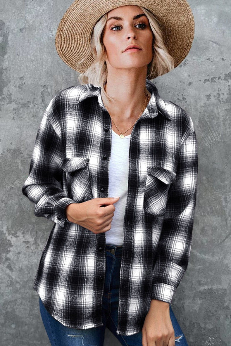 Iverelle Classic Plaid Overshirt