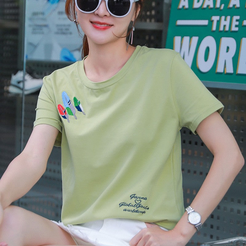 Mirella Printed Cotton Tee