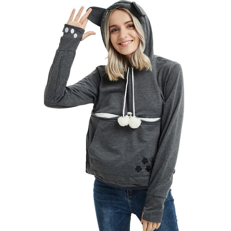 Nuvella Pet Pouch Hoodie