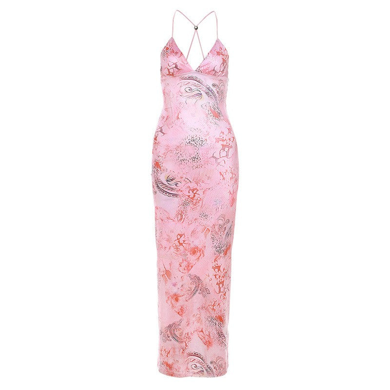 Orlynn Geo Backless Dress