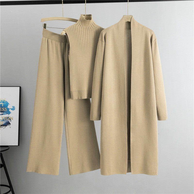 Valmira Knitted Lounge Trio Set