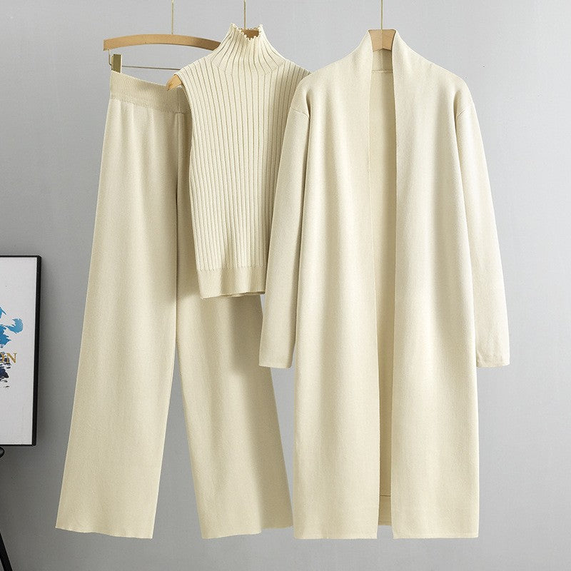 Valmira Knitted Lounge Trio Set