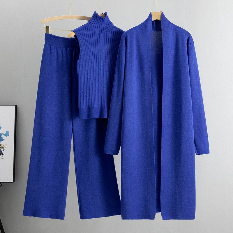 Valmira Knitted Lounge Trio Set