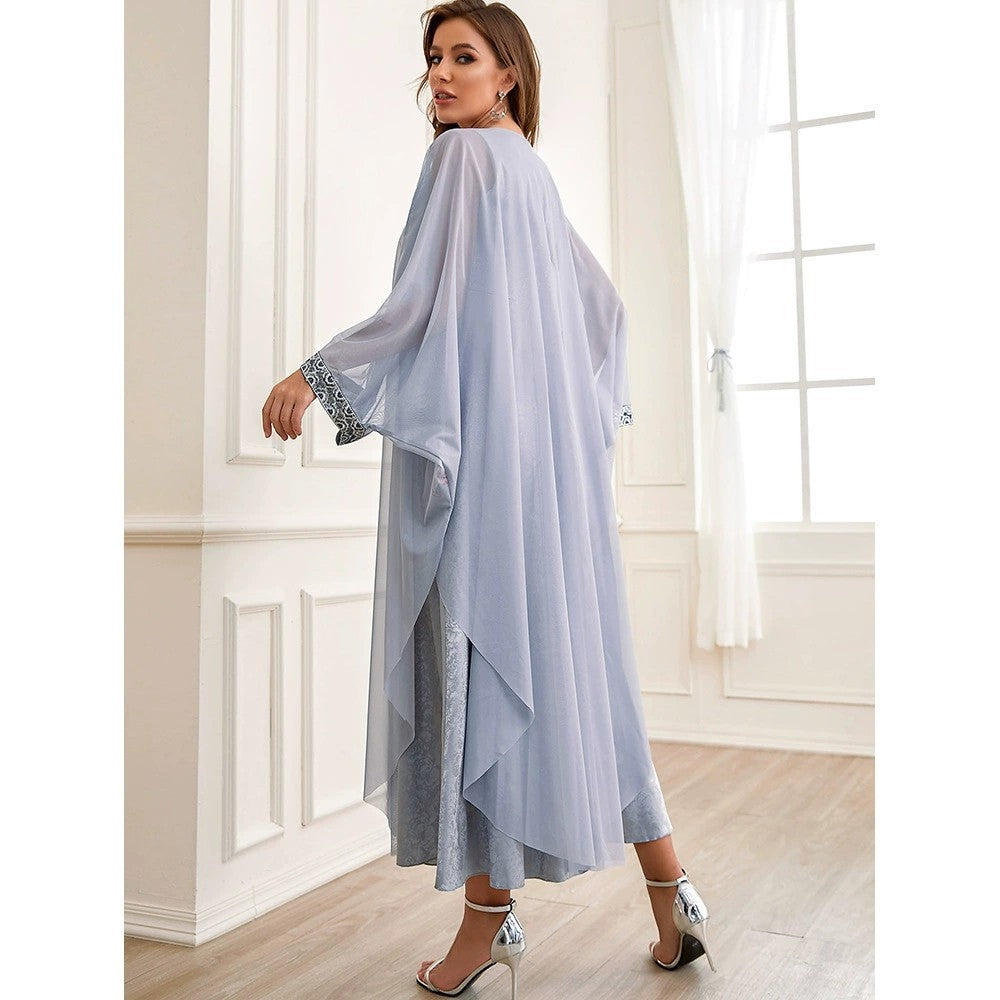 Elzara Embroidered Grace Dress