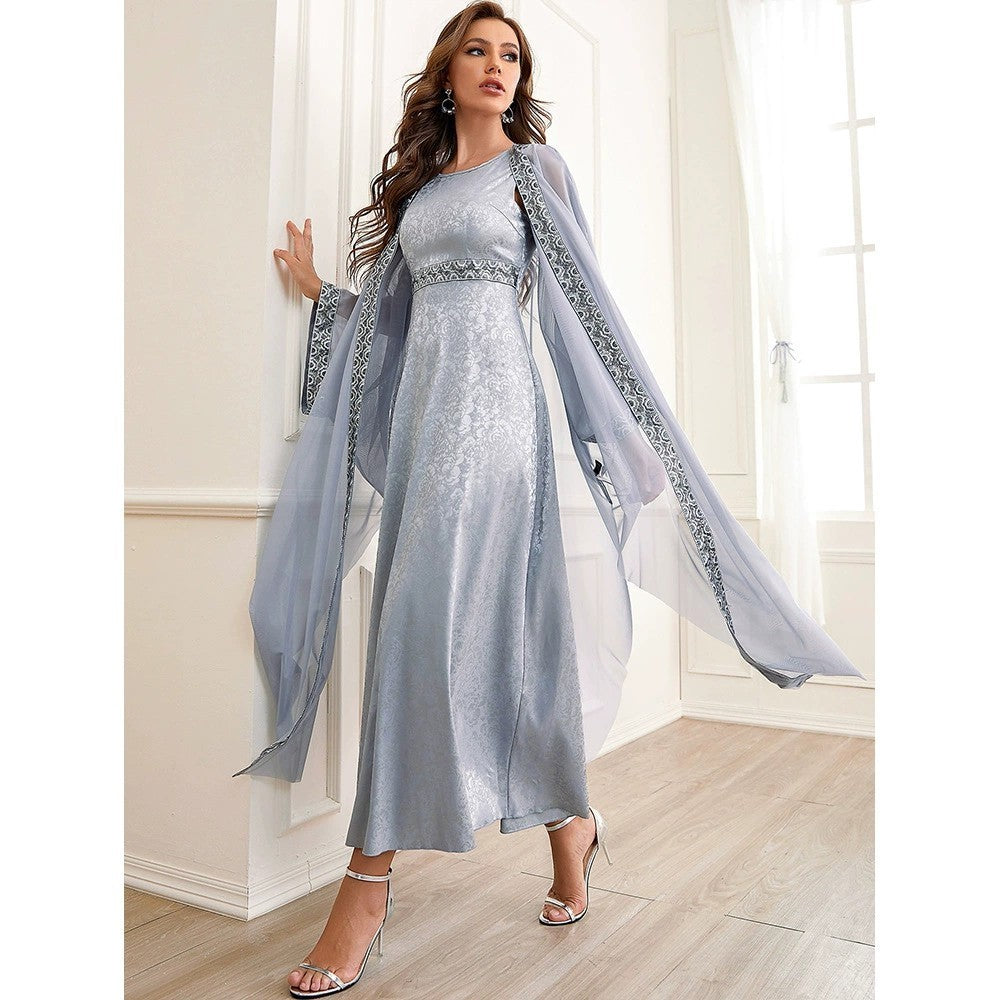 Elzara Embroidered Grace Dress