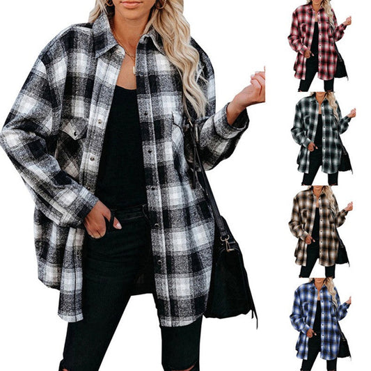 Iverelle Classic Plaid Overshirt