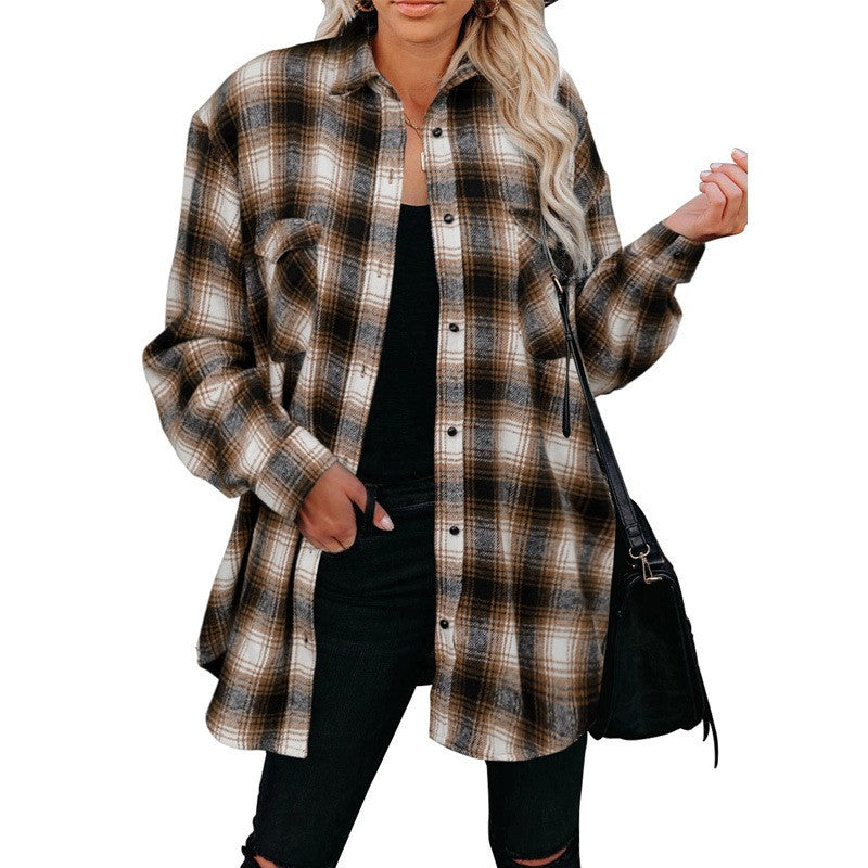 Iverelle Classic Plaid Overshirt