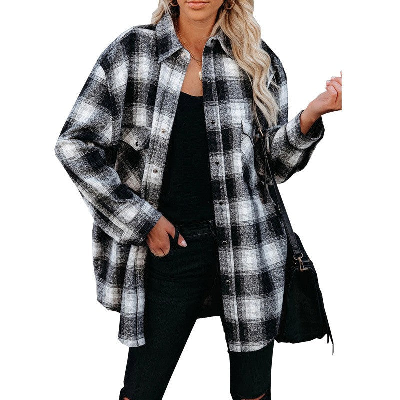 Iverelle Classic Plaid Overshirt