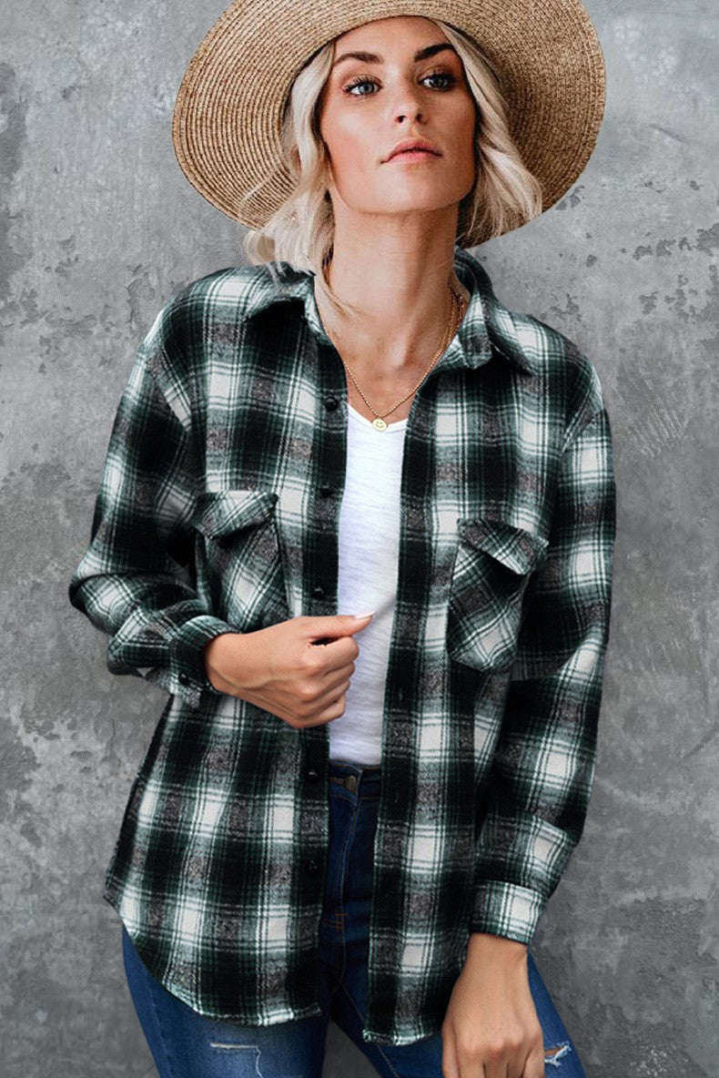 Iverelle Classic Plaid Overshirt