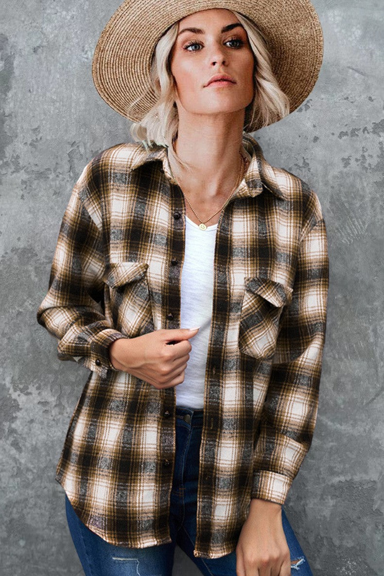 Iverelle Classic Plaid Overshirt