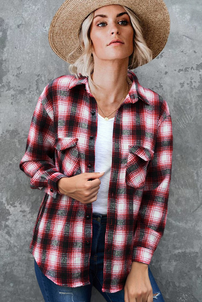 Iverelle Classic Plaid Overshirt