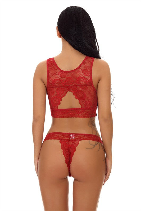 Lunaria Whisper Lace Set