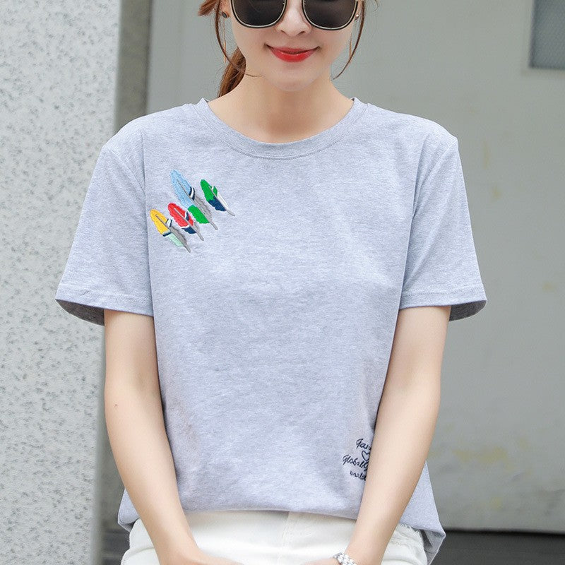 Mirella Printed Cotton Tee
