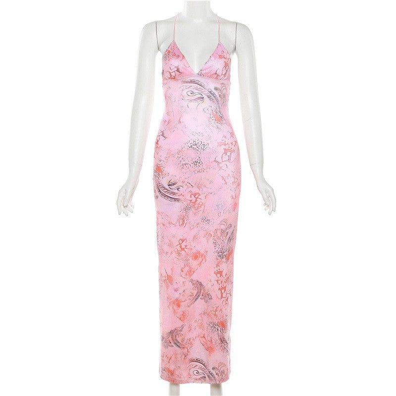 Orlynn Geo Backless Dress