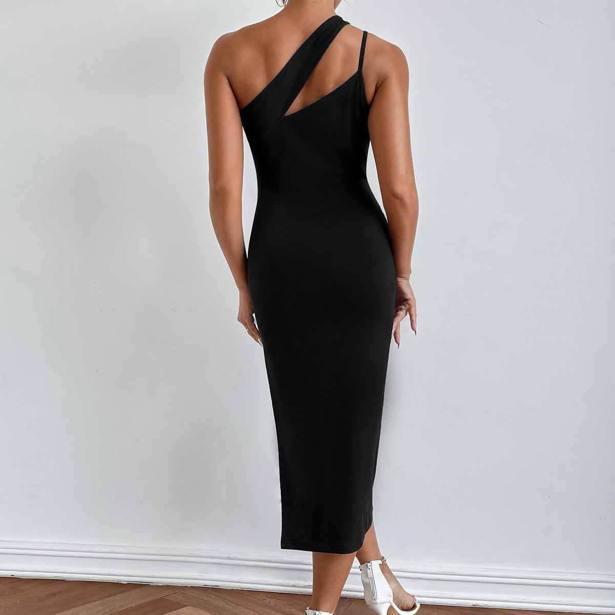 Teyla Cutout Draped Mini Dress