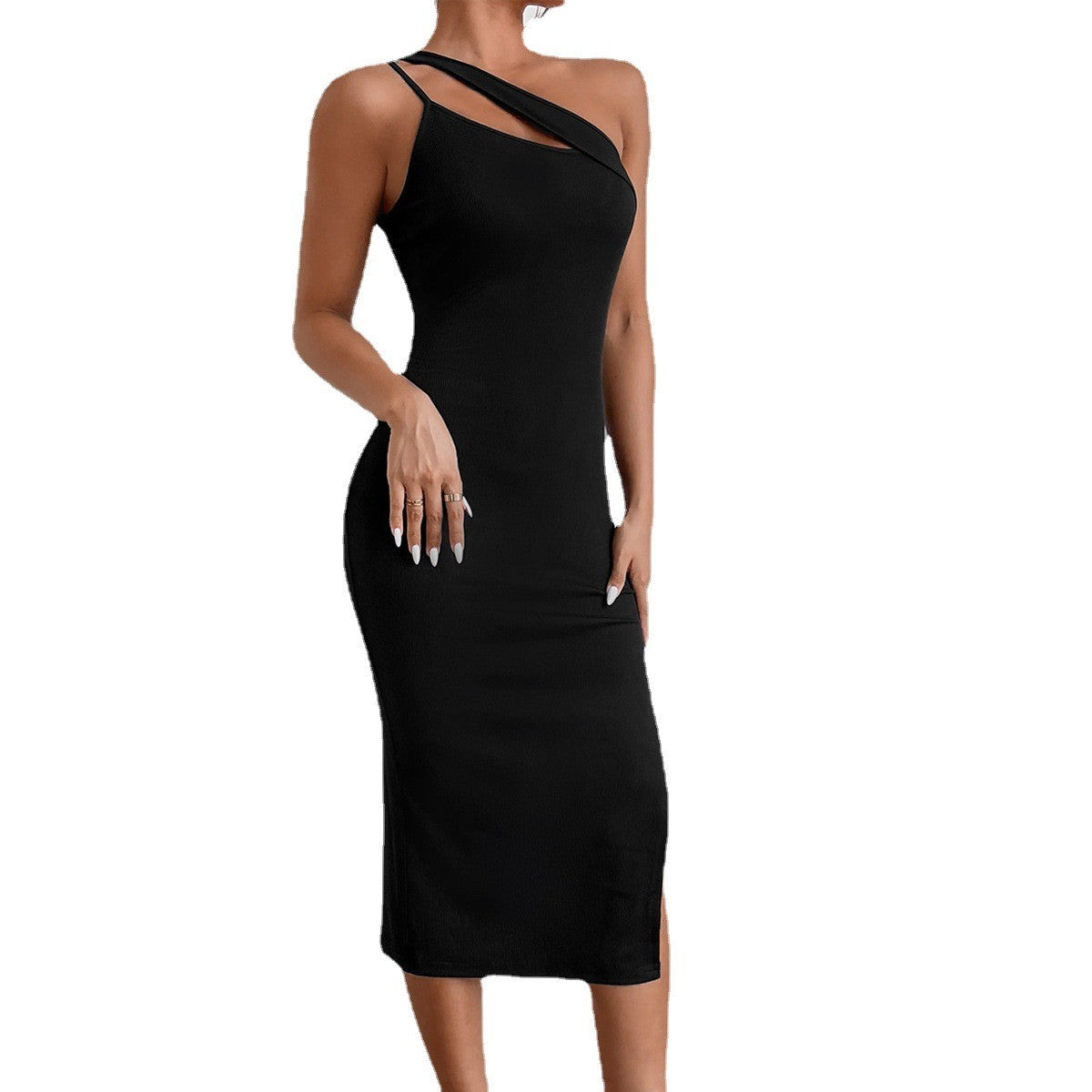 Teyla Cutout Draped Mini Dress
