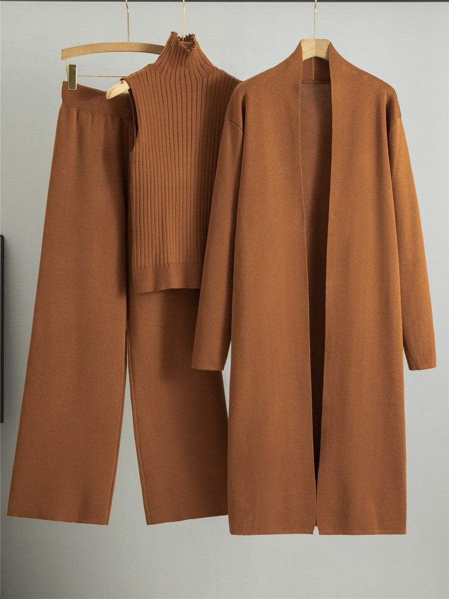 Valmira Knitted Lounge Trio Set