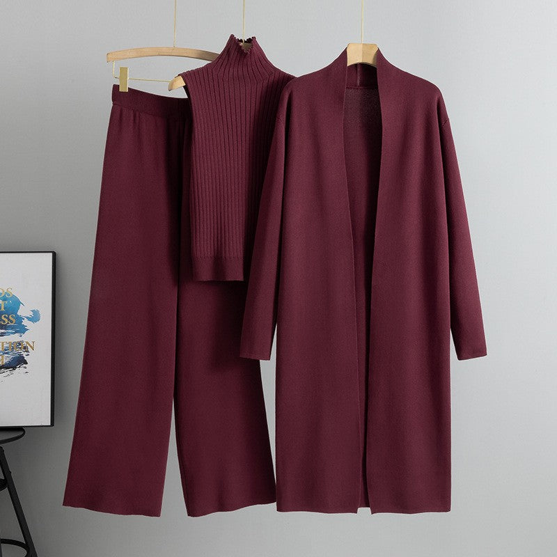 Valmira Knitted Lounge Trio Set