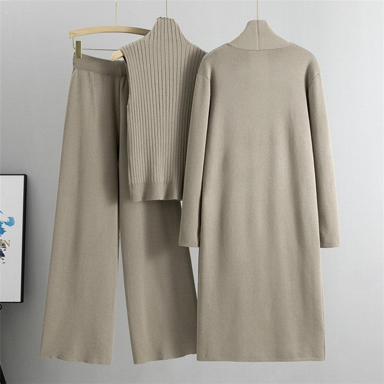 Valmira Knitted Lounge Trio Set