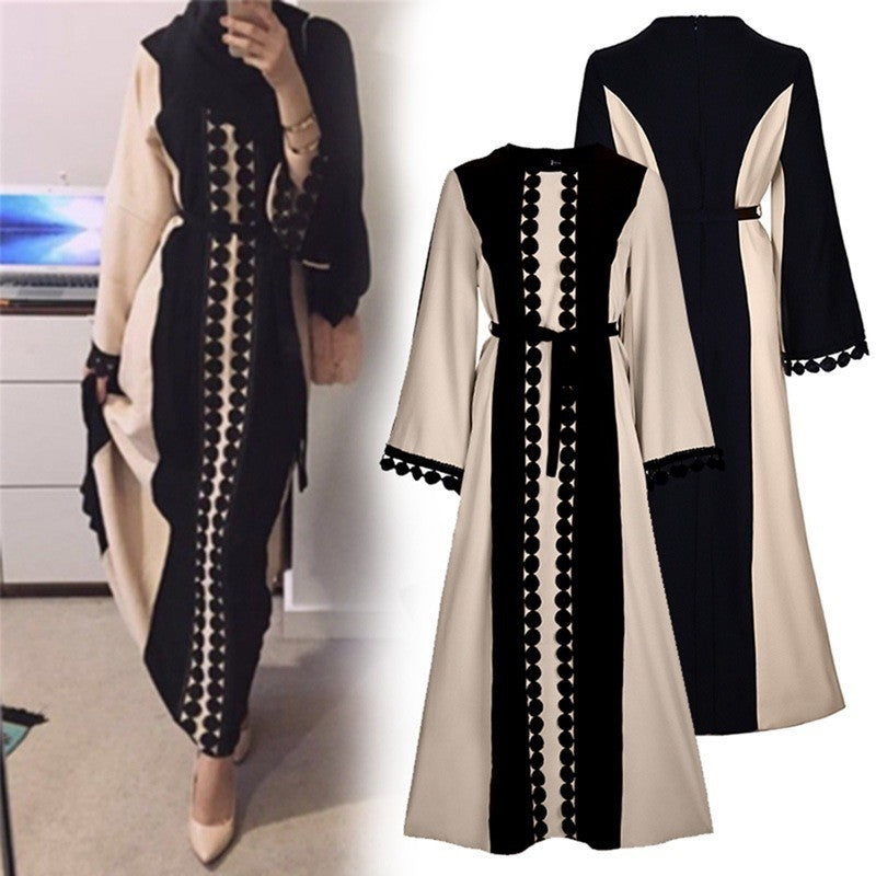 Zahira Hollow Weave Maxi Abaya