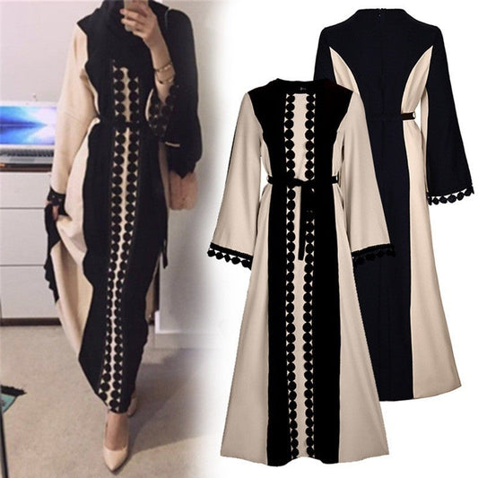 Zahira Hollow Weave Maxi Abaya